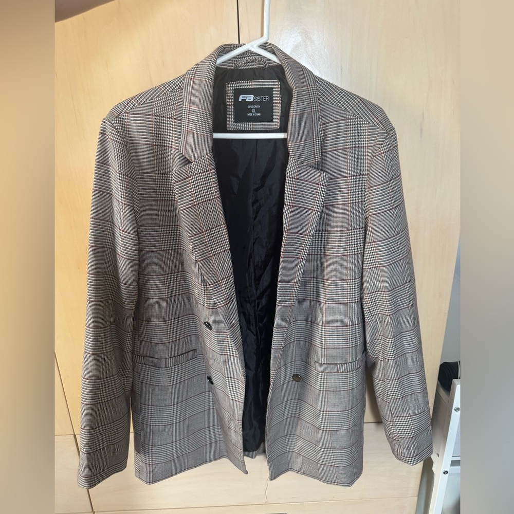 Plaid Blazer